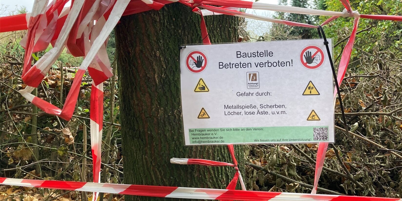 Die Hembrauker beim Aufbau
